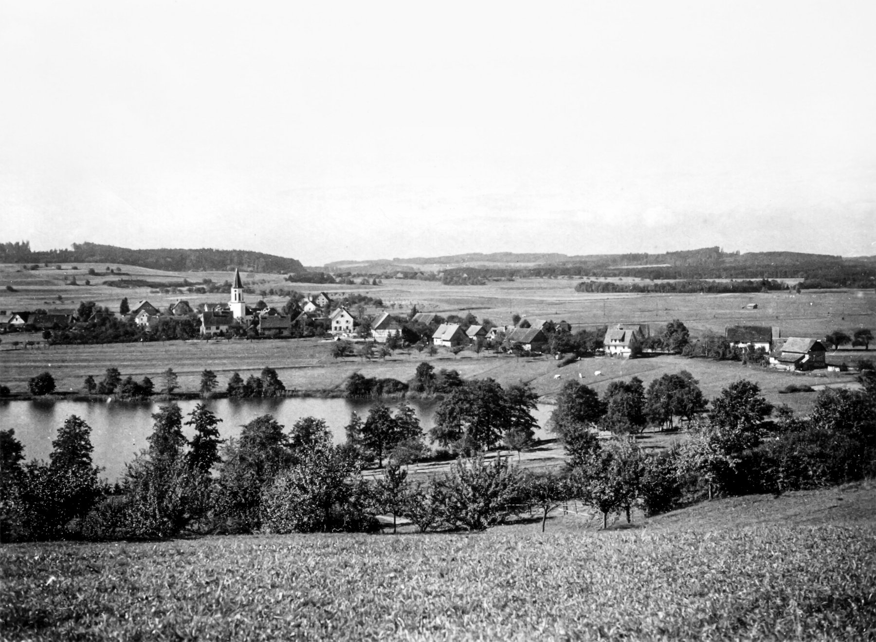 Illmensee auf einer Postkarte von 1950